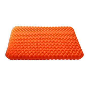 ຍີ່ປຸ່ນ Honeycomb gel seat cushion jelly office sedentary seat cushion chair cushion car use enlarged thickening anti-slip