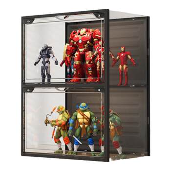 Figure display cabinet lego suitable for children's toy building block storage rack blind box home assembly display cabinet