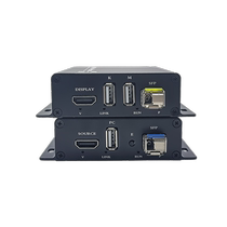 4K high-definition optical transceiver HDMI-KVM keyboard and mouse optical fiber transmission transceiver lossless non-compressed 3840*2160@30HZ plug-in card type can be mounted on 2U rack USB extended LC port