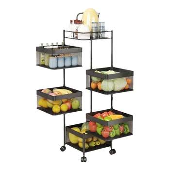 Vegetable basket storage rack