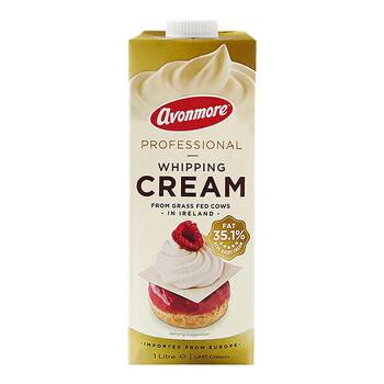 Ironmore whipped cream 1l irish imported animal cream cake decoration egg tart liquid baking commercial ingredients