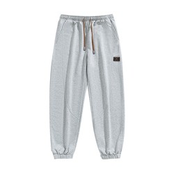 Boys' gray leggings pants, men's trendy and versatile 2024 new autumn casual pants, small leggings, sports sweatpants