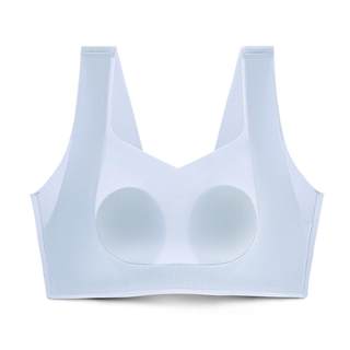 润微提拉内衣女夏薄款大胸显小防下垂兔耳朵杯无痕大码收副乳文胸