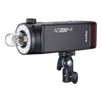(new second generation) godox ad200pro ii second generation outdoor flash lithium battery slr camera ttl high-speed synchronized photography light outdoor portable first generation pocket dual lamp head