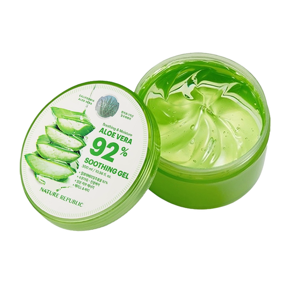 
[Self-operated] Natural Paradise Aloe Vera Glue Official Genuine Facial Mask After Sun Repair Moisturizing Cream Flagship Men's and Women's Store