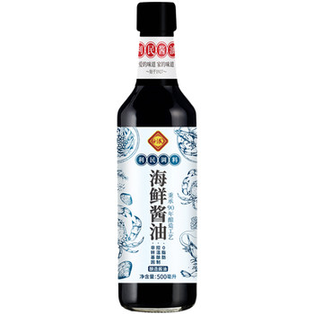 Limin 0-Fat Seafood Soy Sauce 500ml Household Cooking Seasoning Sashimi Cold Dish Seasoning Brewed Soy Sauce