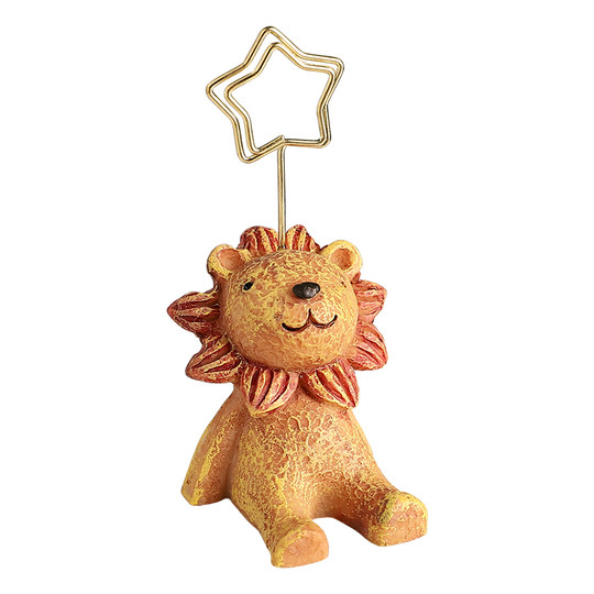 Cute creative small animal note holder photo message holder