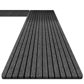 Anti-slip, anti-oil, water- and oil-absorbent kitchen floor mats