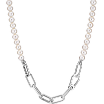 Pandora Pandora ME series pearl necklace neck accessories can be opened to connect the ring light luxury