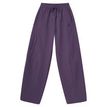 Camel outdoor soft shell pants women's 2026 autumn new windproof waterproof jackets mountaineering long pants