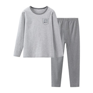 Inbolun youth men's autumn clothes and autumn trousers spring and autumn pure cotton category a boys' underwear set children's cotton sweater