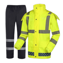 Good quality anti-riot raincoat split type adult outer wear full body mens labor protection reflective motorcycle riding suit
