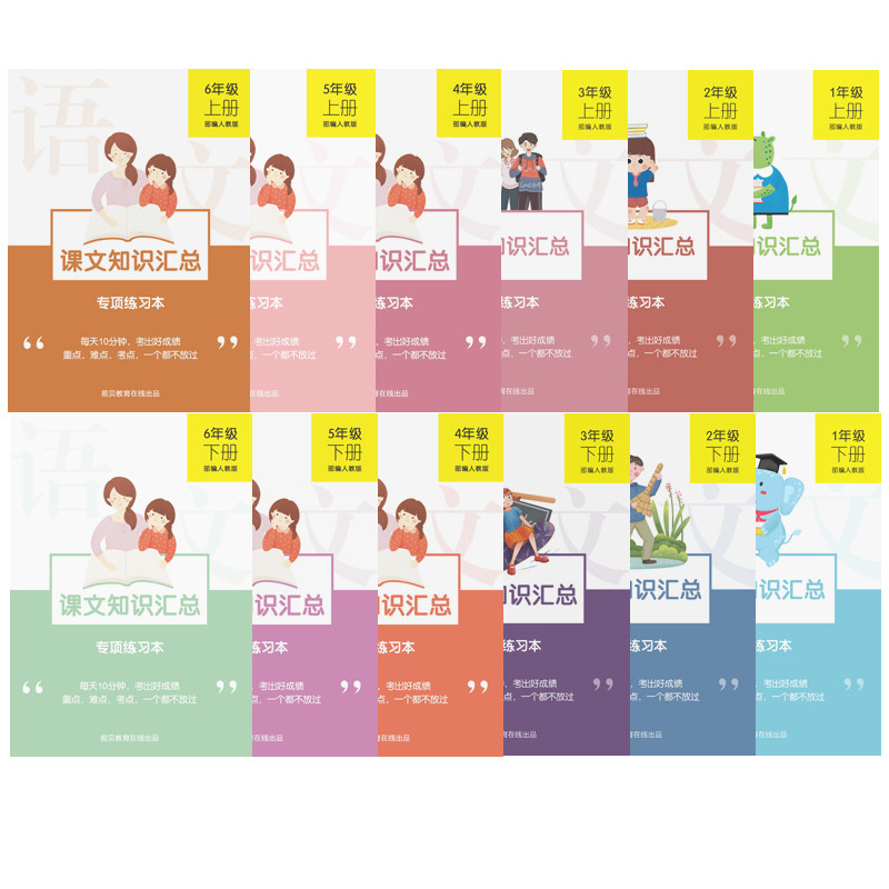 Summary of knowledge from volumes 1 and 2 for grades 4, 5 and 6