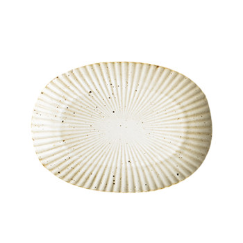 Handmade stoneware vintage dish tray japanese tableware