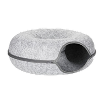 Fukumaru Felt Donut Cat Nest Large Winter Warmth Semi-enclosed Tunnel Universal Cat Pet