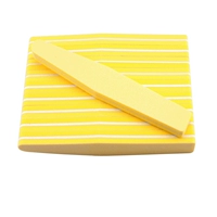 10 желтых губчатых алмазных надфилей, двусторонние матовые 100/180
