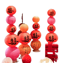 Wedding room layout wedding column engagement scene decoration wedding mans new house womans bedroom happy word lantern set