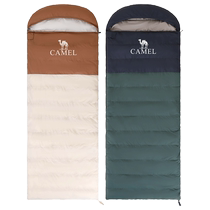 Camel Outdoor Sleeping Bag Осенний Зимний Стиль Взрослые Взрослые Зимние Озимые И Холод Кемпинг Сепал Крытый Хлопок