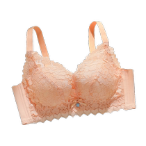 Underwear womens small breasts push up and look bigger without steel rings adjustable type breast reduction anti-sagging sexy lace bra summer