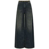 Zhizhi Wumenliu American jeans for women 2024 autumn new style retro straight American imported cotton