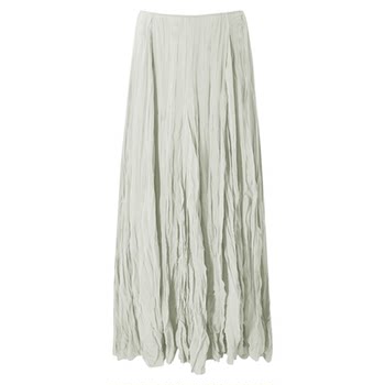 Syt ໂຄງສ້າງຕົ້ນສະບັບ pleated skirt ຍາວ skirt ຍາວສໍາລັບແມ່ຍິງ 2026 ພາກຮຽນ spring ໃຫມ່ແອວສູງວ່າງ skirt a-line