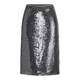 DAPHNE LAB24FW sequined straight skirt, versatile retro simple skirt, mid-skirt for slimming women