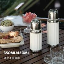Upscale Uellino stainless steel insulated cup men and women large size retro water glass portable mini hot water bottle of the same TX