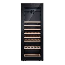 Midea 170L wine cabinet constant temperature home small ice bar living room style refrigerated cabinet freezer embedded small refrigerator