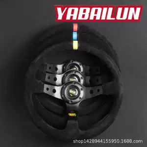 Модифицированный матовый руль, олимпийский универсальный гоночный автомобиль, 14 дюймов, 350mm
