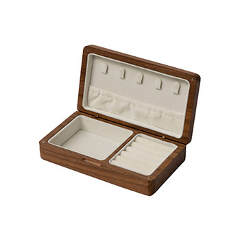 Sakura 5 north american black walnut solid wood jewelry box