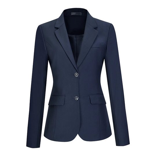 Gray plus size civil servant hotel interview suit commuting