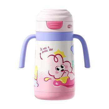 Children's thermos 316l kettle with straw