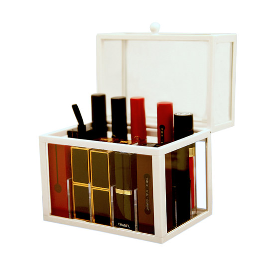 Glass ins style lip glaze display stand internet celebrity waterproof