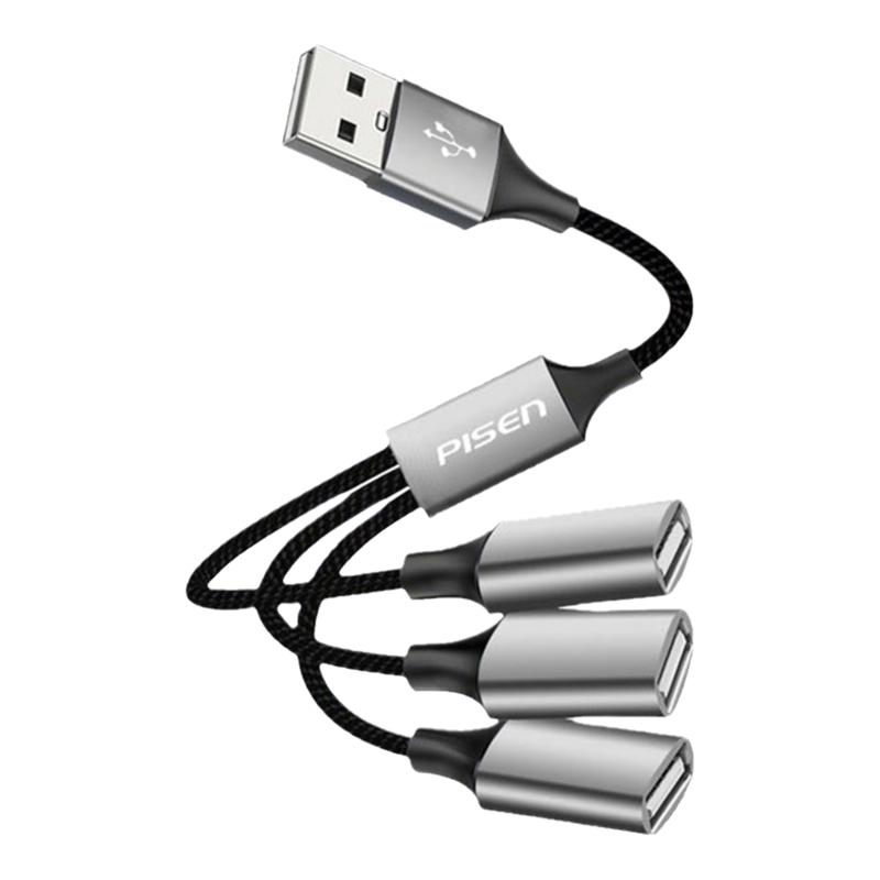 Pinsheng one to three usb extender charging splitter