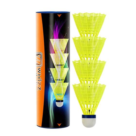 Night -light badminton goose feather windproof wind -resistant indoor and outward training nylon plastic night fluorescence light light light badminton badminton badminton badminton