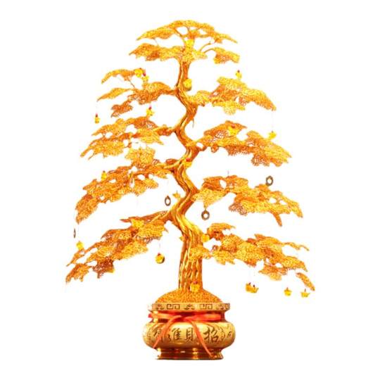 Money tree purely hand-woven money tree crafts home decoration housewarming new home opening gifts fortune ornaments