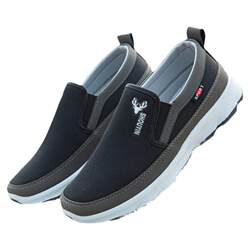Old Beijing Cloth Shoes for Middle-Aged and Elderly People, Soft-Soled Casual Sports Shoes for Men, Dad Shoes, Non-Slip, Breathable, Comfortable Work Shoes