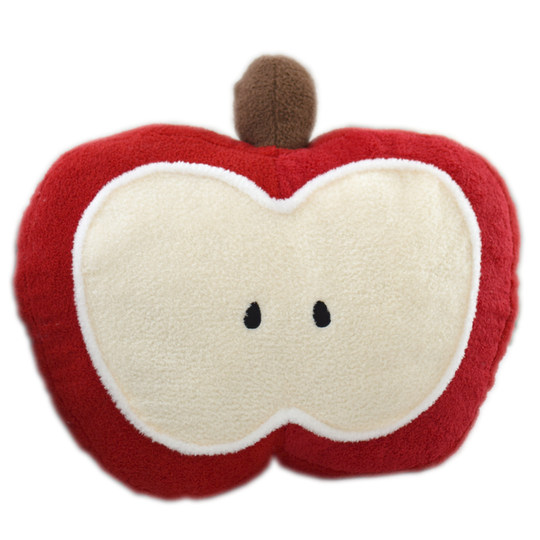 可爱毛绒苹果抱枕午休枕家居沙发靠枕床头靠垫汽车办公室枕头礼物