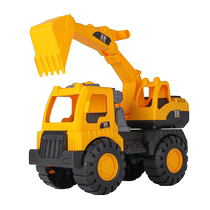 Childrens supersize excavator engineering car toy inertia car boy digging sand outdoor shovel car beach 2077