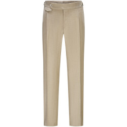 LARDINI Italian ນໍາເຂົ້າ wool ຝ້າຍຝ້າຍດຽວ pleated trousers ທຸລະກິດຂອງຜູ້ຊາຍຊຸດບາດເຈັບແລະ trousers trousers ຢ່າງເປັນທາງການ