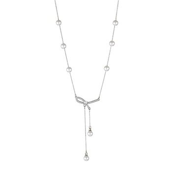 Titanium steel non-fading tassel necklace for women summer 2024 new light luxury niche internet celebrity popular neck chain clavicle chain