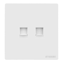 Type 86 concealed 10G network socket CAT6A computer information panel phone Category 6e shielded network cable socket