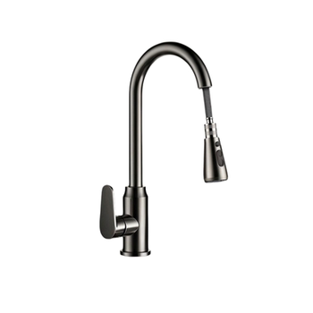 Fine copper kitchen faucet hot and cold