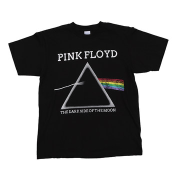 ສີບົວ Floyd Retro Rock ແຂນສັ້ນ ເສື້ອທີເຊີດ nirvana Guns N' Roses Oasis ສີບົວ Floyd