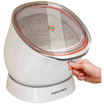 Upgraded cabinet rotating rice bucket