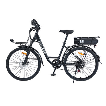 Lanling l7 power-assisted electric bicycle lithium battery ultra-long battery life station wagon travel double disc brake bicycle bag installation