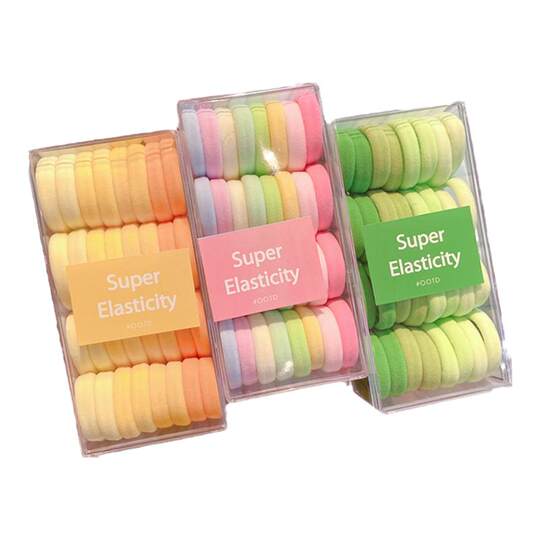 儿童发圈不伤发高马尾发绳扎头绳女童耐用高弹力橡皮筋小女孩皮套