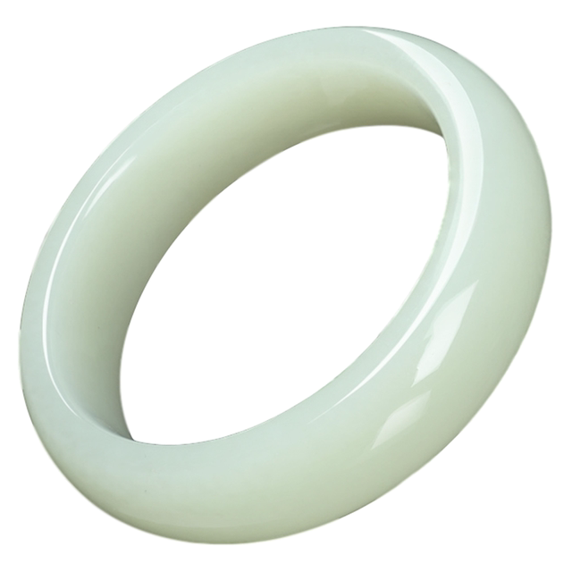 Mutton fat jade Xinjiang Hetian jade bracelet