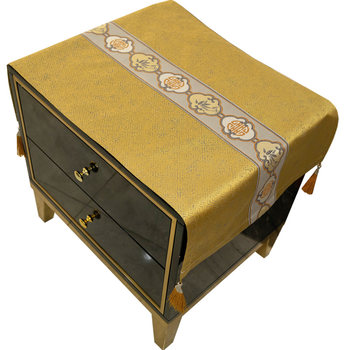 Light luxury fabric high-end auspicious golden bamboo universal cover scarf Light luxury fabric high-end auspicious golden bamboo universal cover scarf