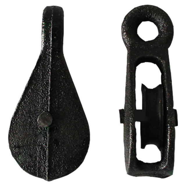 Special greenhouse accessories for ventilation, cast iron clamp pulley